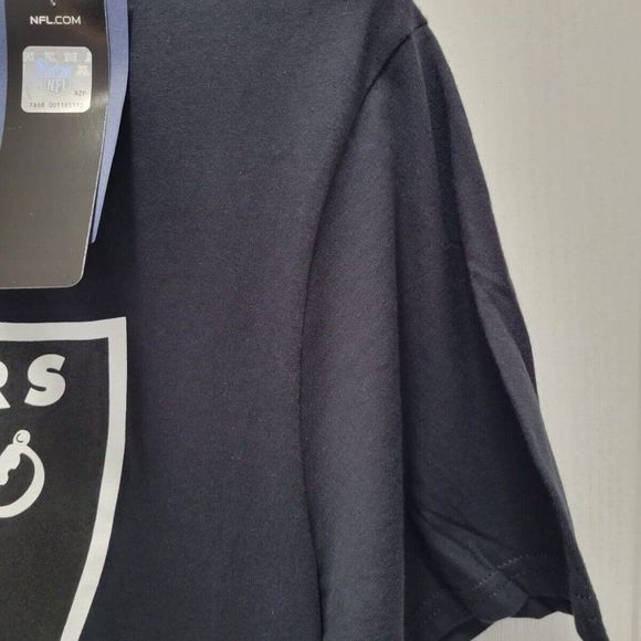 Las Vegas Raiders NFL Men's T Shirt Size S Black Cotton Crew Neck Football Tee - Picture 5 of 12